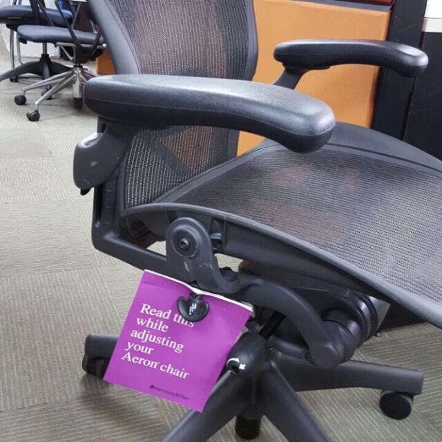 Herman Miller Aeron Chair (Refurbished) [2019], Furniture & Home Living, Furniture, Chairs on