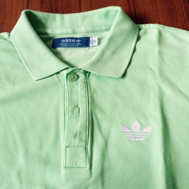 lime green adidas shirt