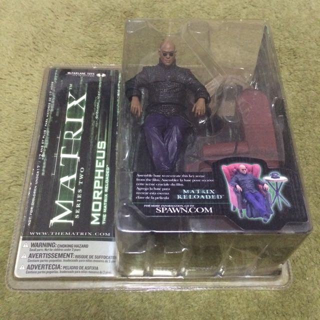 The Matrix Morpheus In Chair Series 2 Mcfarlane Toys Toys Games