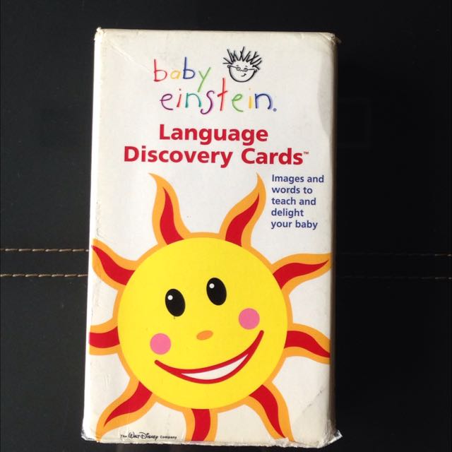 Baby einstein language discovery cards babies kids on carousell