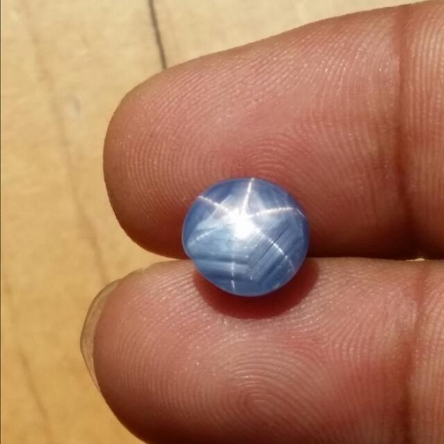 Natural Unheated MOGOK Blue Star Sapphire Burma . Luxury