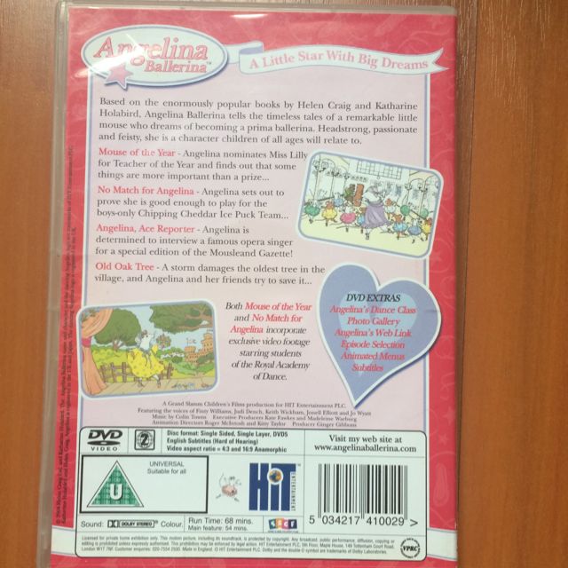 Children Book With Dvd Angelina Babies Kids On Carousell