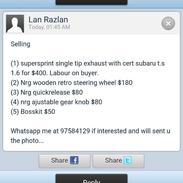(Category: ) located in . Submitted by lanrazlan (Listing ID 23954595, Image 1). Description: .