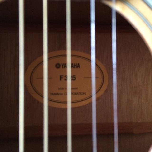 Yamaha F325 Acoustic Guitar Made In Indonesia., Hobbies & Toys, Music ...