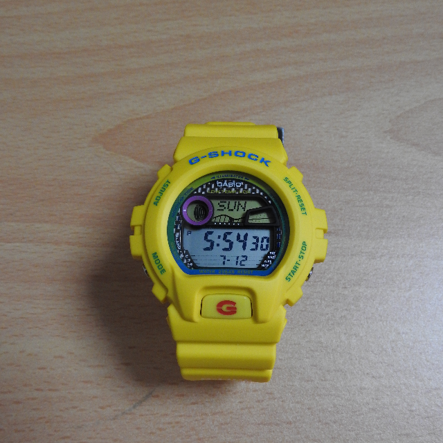 Casio GLX-6900A-9 G-lide Yellow Moon Phase G-shock, Everything