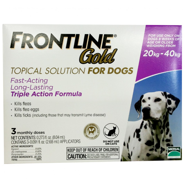 frontline gold for dogs price