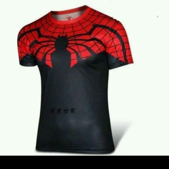 Spiderman Dri fit Shirt Jersey Free Postage Men s Fashion Activewear on Carousell