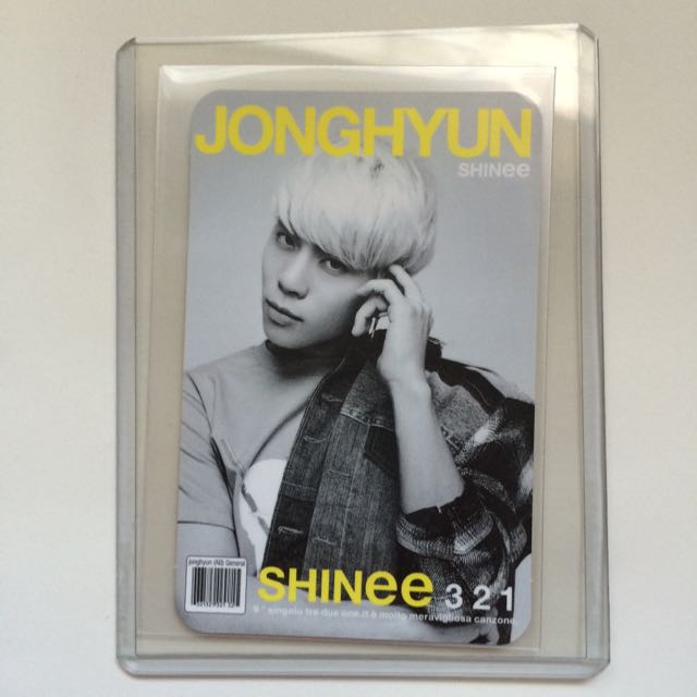 Jonghyun 3 2 1 Photocard Entertainment K Wave On Carousell Jonghyun 3 2 1 Photocard Entertainment K Wave On Carousell