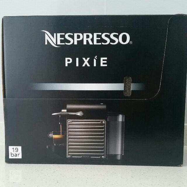 Nespresso Pixie Electric Titan (Grey), TV & Home Appliances, Kitchen