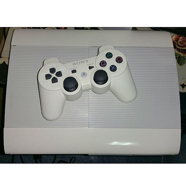 Playstation 3 Super Slim 250gb White Toys Games On Carousell