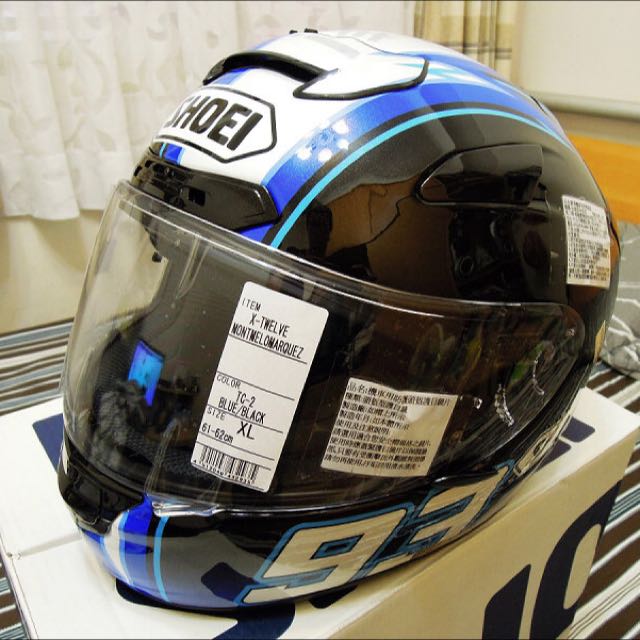 SHOEI X12 Montmelo Marquez tc-2 經典限量帽, 汽車在旋轉拍賣