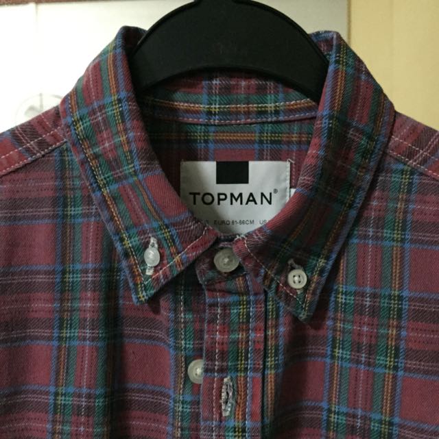 Topman flannel shirt clearance