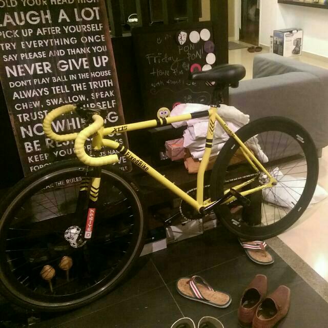 XDS fixie price negotiable Sports Equipment Bicycles Parts Parts Accessories on Carousell