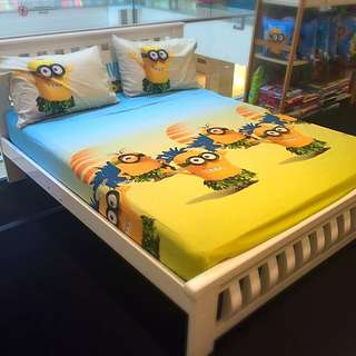 小小兵minions 單人床套*是正版的唷！
