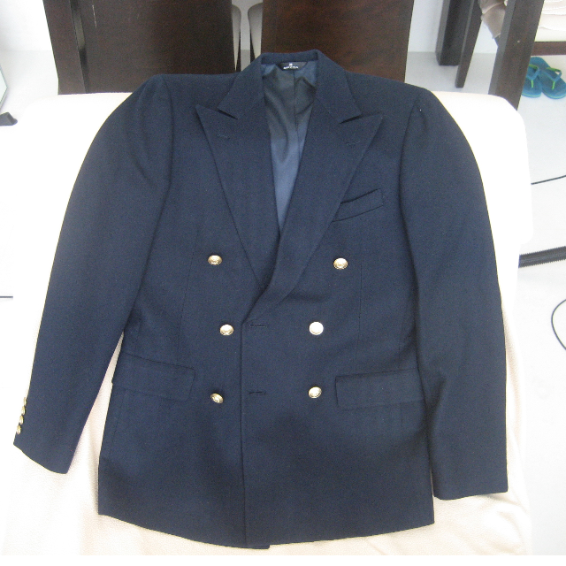 Ralph lauren men's double breasted best sale blazer
