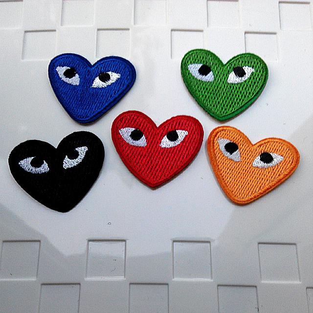 comme des garcons iron on patch