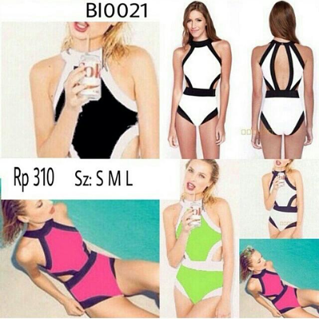 Monokini Bikini One Piece Baju Renang Import Swimwear Olshop Fashion Olshop Wanita Di Carousell