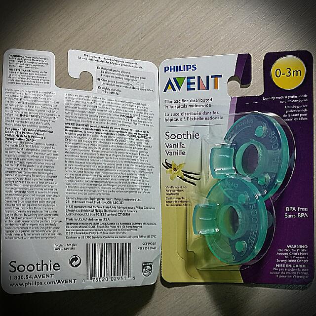 avent vanilla soothie