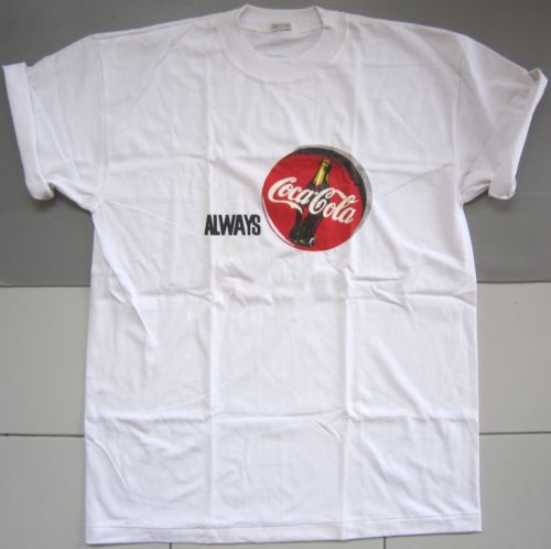 Rare Vintage Men Coca Cola Designer White T Shirt Usa Xl Always Coca Cola Luxury On Carousell