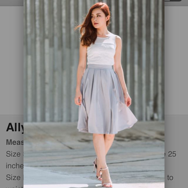 ally midi skirt