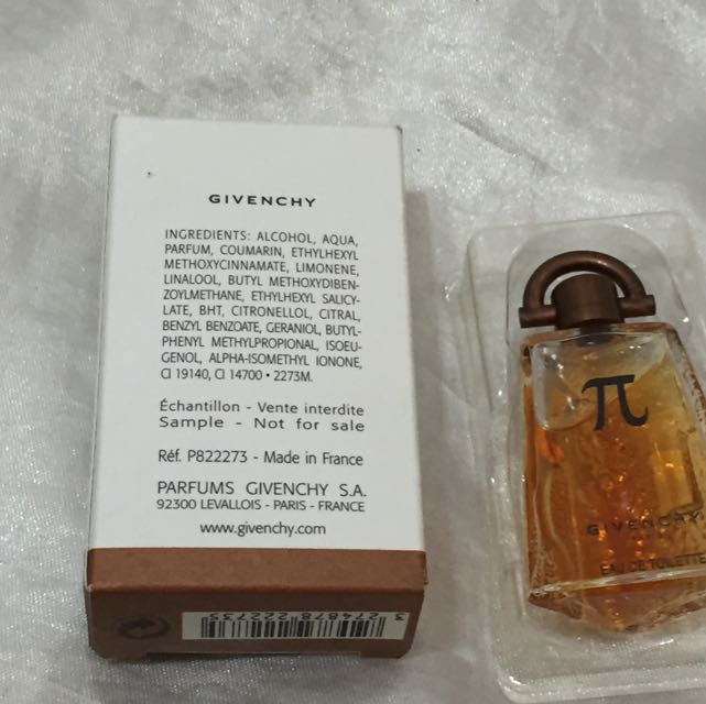 givenchy pi ingredients
