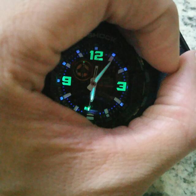 G shock twin on sale sensor neon illuminator