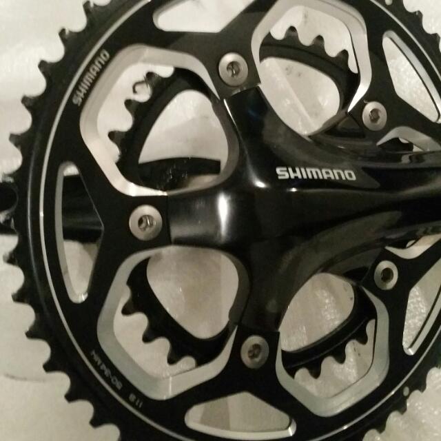 Shimano Fc Rs500 Blackhyperdrive 34 50 T Crank Sports On Carousell