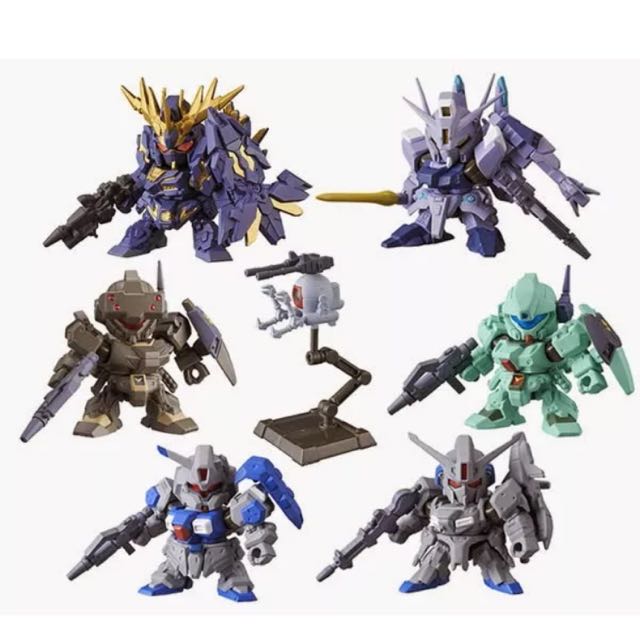 Bandai Sd Gundam Next Gashapon Full Set Of 7 Hobbies Toys Toys Games On Carousell