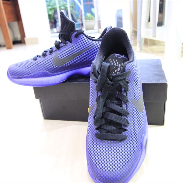 Kobe 10 low purple best sale