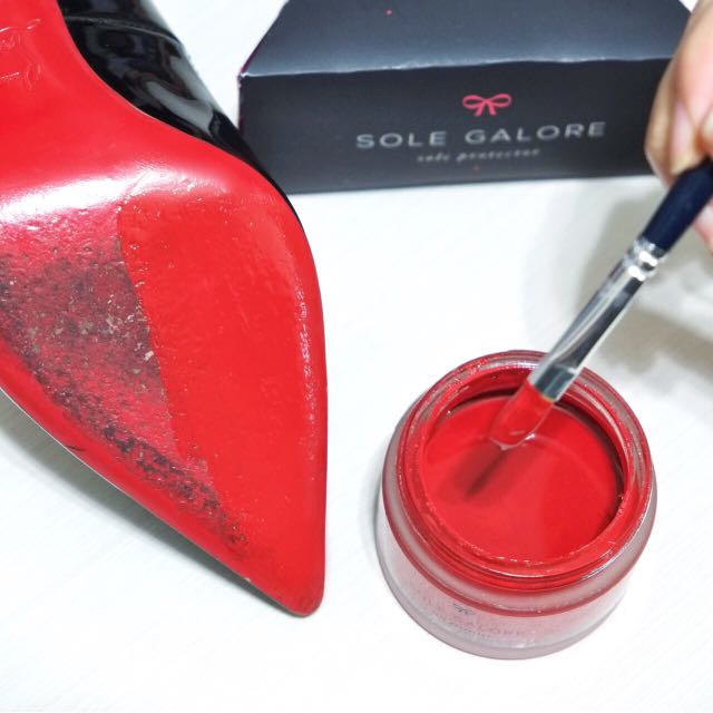 RED SOLES PAINT For Louboutin, SOLE 