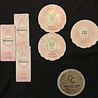 Made In Korea Samples - (1) Etude House Brand (2) CC Colour Change Cream