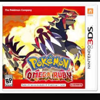3DS omega Ruby Game