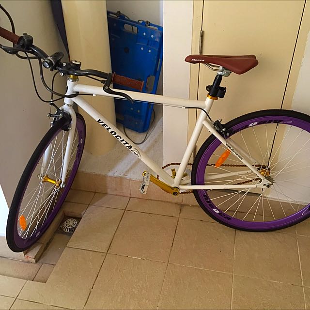 Aleoca Fixie Bicycle 9.99new Under Warranty Sports Equipment Bicycles Parts Bicycles on Carousell
