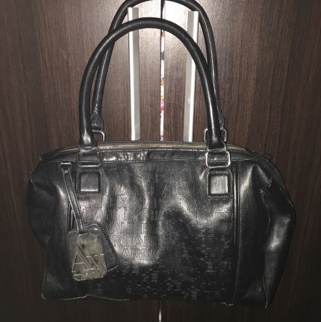 armani boston bag