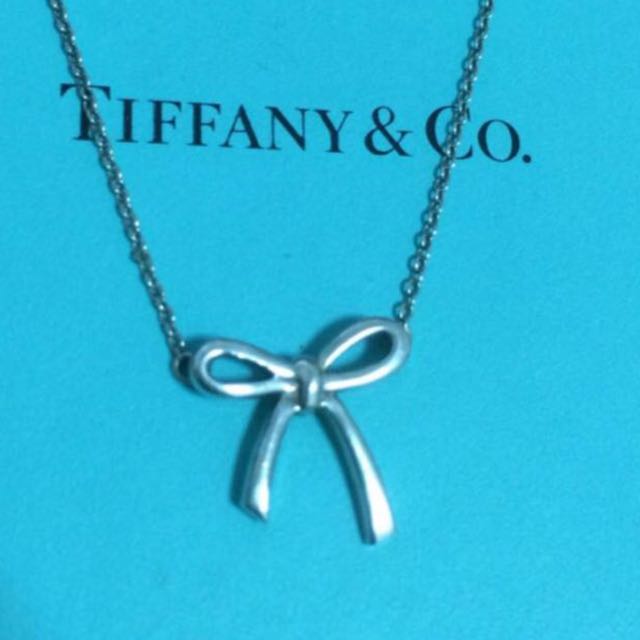 tiffany and co ribbon necklace