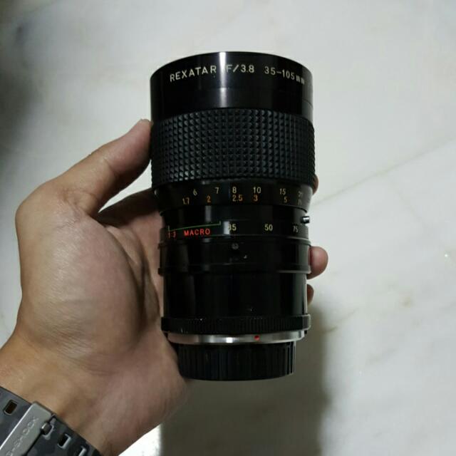 Rexater Rexatar 35-105 F3.8, Photography, Lens & Kits on Carousell