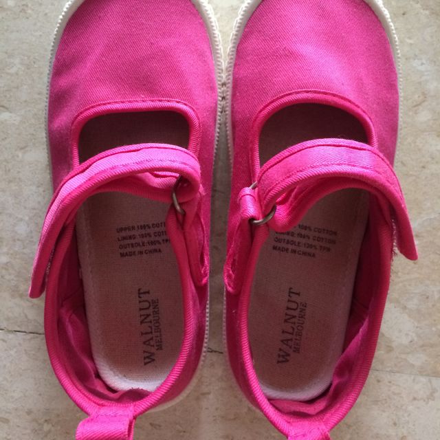 Walnut Melbourne Pink Canvas Shoes Babies Kids Baby Nursery
