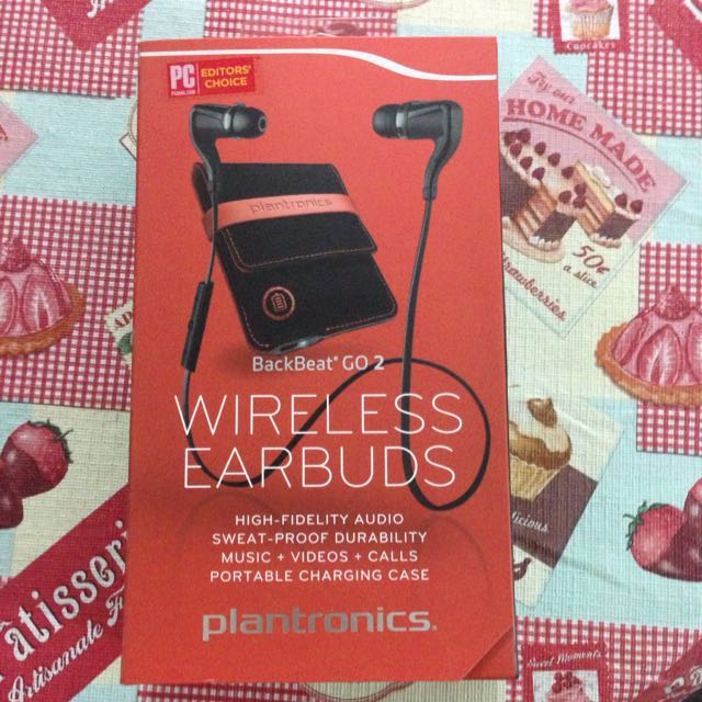Wireless Earbuds BackBeat GO 2 Plantronics (Brand New, Full Set