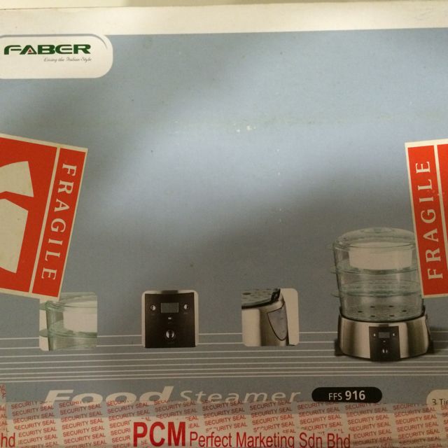Faber Food Steamer Model FFS 916, Babies & Kids, Bathing & Changing