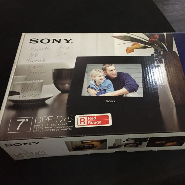 Sony Digital Photo Frame Sframe DPFd75 7'' Lcd, Furniture & Home