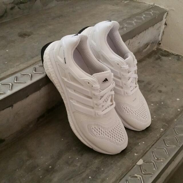PENDING Adidas Energy Boost Esm M All White Men s Fashion