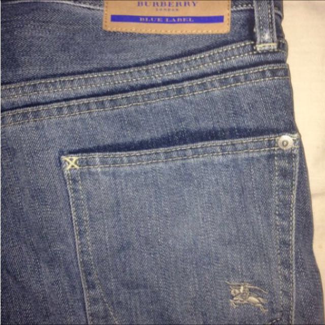 burberry jeans mens blue