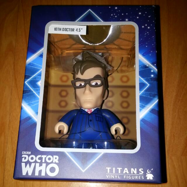 Figurine Vinyle Doctor Who - 10ème Docteur, 6,5 Pouces, Par Titan, Neuve Et Collector