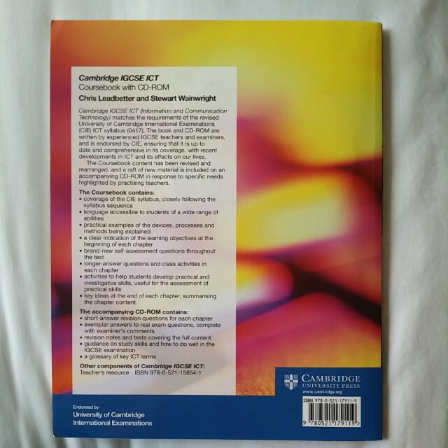Cambridge igcse ict coursebook hobbies toys books magazines