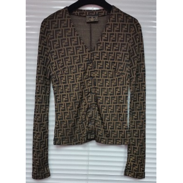 fendi print blouse