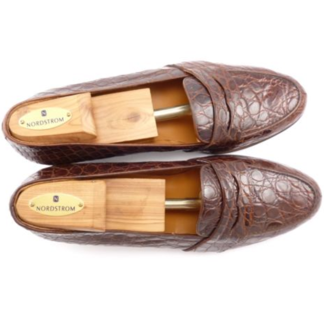 ralph lauren crocodile loafers