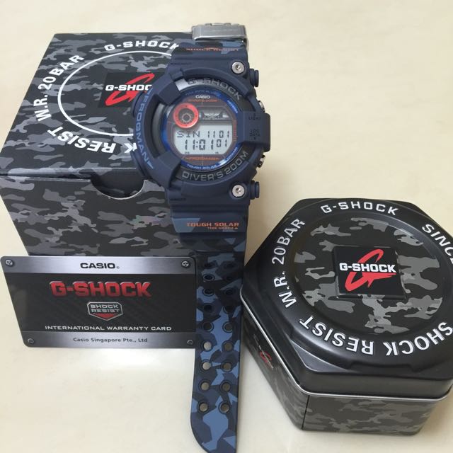 Casio G Shock Camouflage Frogman. GF 8250CM 2DR Luxury Watches