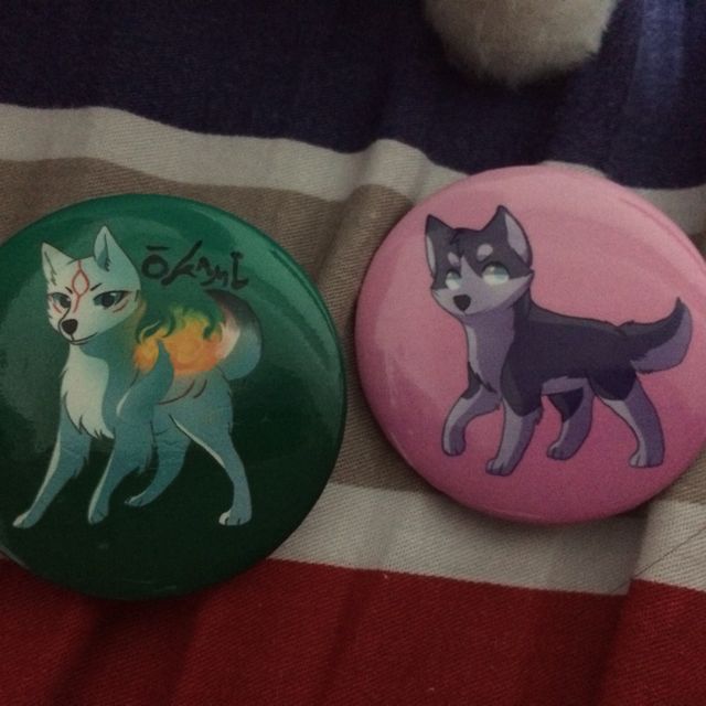 Get Wallpaper Okami And Ginga Densetsu Weed Badge Design Craft On Carousell For iPhone Free