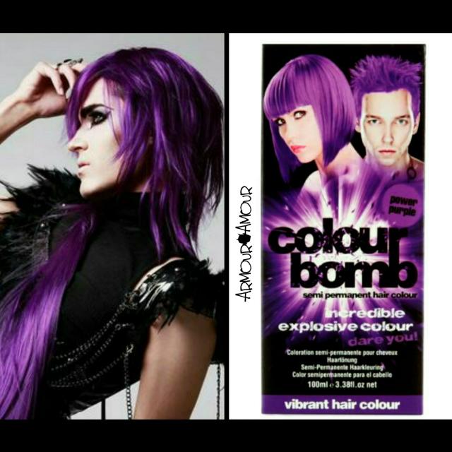 Power Purple Cherry Bomb Hair Color Dye Health Beauty On Carousell
