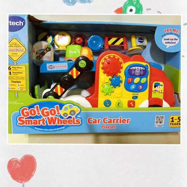 vtech go go smart wheels car carrier